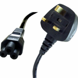 Mains Lead 240V 3 pin Clover Leaf Lead AC77